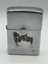 Vintage 1999 Zippo Lighter Budweiser Clydesdales November K XV Matching Insert picture