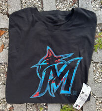 Miami Marlins Shirt Mens M Medium Hurley X ‘47 T Shirt MLB Baseball picture