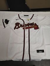 Ronald Acuna Jr  Atlanta Braves World Series Gold Nike  Jersey (Stitched) picture
