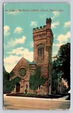 c1910 Our Lady OF The Rosary Catholic Church Detroit Michigan  P465A picture