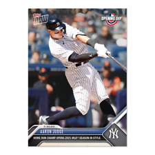 2023 mlb Topps NOW #1  AARON JUDGE HR IN 1ST AB OF 2023 NY YANKEES  PRESALE picture