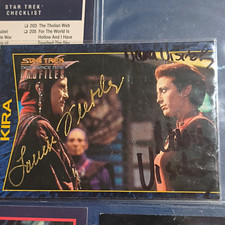 SkyBox 1994 Star Trek DS9 Profiles Kira Trading Card Auto Louise Fletcher picture
