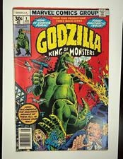 Godzilla #1 1977 Marvel King of the Monsters Original 30 Cent First Issue picture
