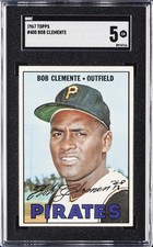 1967 TOPPS #400 BOB CLEMENTE SGC 5 picture