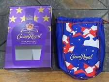 New Crown Royal Camo Limited Edition Bag Red, White & Blue Box And Bag Only picture
