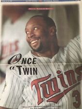 Kirby Puckett Retires Minnesota Twins 1996 Saint Paul Pioneer Press Newspaper picture
