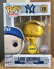 CHASE Funko Pop: Golden LOU GEHRIG #19  (New York Yankees) w/Protector picture