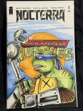 Nocterra#1 Blank | TMNT Leonardo | Sketch by Ben Warner picture