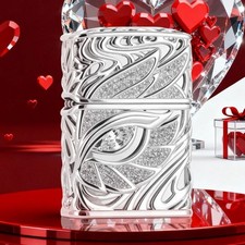 Zippo Lighter V&G Handmade Limited Edition Crystal Luxury Collectible Gift picture