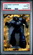 ZURG 2024 TOPPS CHROME SAPPHIRE DISNEY GOLD SP 5/50 PSA 10 GEM MINT LIGHTYEAR picture