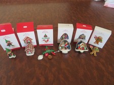 Hallmark Keepsake 24 Ornaments Cookie cutter-Sweet Treats-Baking theme w/ boxes picture