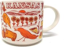 Starbucks Kansas Been There Series Ceramic Coffee Mug Cup14 Oz NIB picture