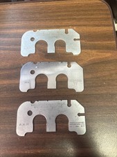 3 Vintage Pratt & Whitney A.A.R. Railroad Wheel Defect Worn Coupler Limit Gauges picture