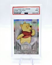 2023 Disney Topps Chrome Winnie the Pooh #33 Silver Refractor PSA 9 picture