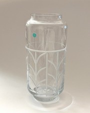 Tiffany & Co Cut|Etched Crystal 11.5” Baluster Vase Wheat Leaf Label & Signed picture
