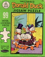 Donald Duck Huey Dewey Louie COMPLETE 1967 Big Little Book Puzzle picture