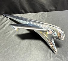 OEM 1950 Pontiac Chieftain Indian Chief Chrome Hood Ornament (#513747) picture