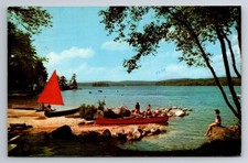 NH, Wolfeboro, Point Breeze on Lake Wentworth, Vintage Postcard picture