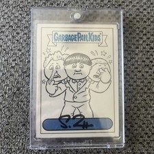 2012 Topps Garbage Pail Kids - Sammy Stooge (Stooges) - 1 Of 1 Auto Sketch Card picture