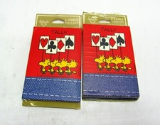 Two Table Tallies Progressive Bridge 1965 Woodstock Vintage Ambassador Peanuts picture