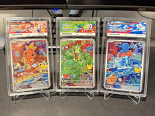 First Partner Series 3 Torchic, Treecko & Mudkip ACE 10 Sequential Perfect Subs picture