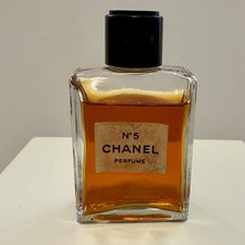 Vintage Chanel No 5 Pure Parfume 2 oz Splash Bottle White Label New picture