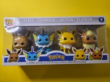 Funko Pop Vinyl: Pokémon - Eevee / Vaporeon / Jolteon/ Flareon - 4 Pack -EXCLS picture
