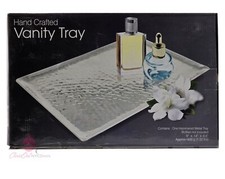Dresser Vanity Metal Tray Perfume Holder - 9''X14'' X 0.5'' picture