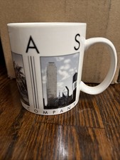 Starbucks Collectors Coffee Mug 16 oz. DALLAS 2003 City Scenes Barista  picture