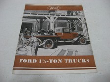 1931 Ford 1-1/2 Ton Trucks Dealer Sales Brochure Fold-Out picture