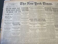 1926 NOV 26 NEW YORK TIMES - FALL AND DOHENY FIGHT TO BAR SENATE RECORD- NT 6529 picture