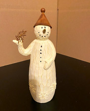 Flurryville Collection Shiverin Dan The Snowflake Man Snowman Figurine In Box picture