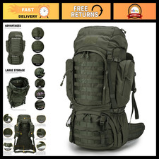 60L Military Tactical Backpack with Internal Frame, Hiking & Camping Gear picture