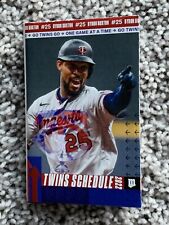 Minnesota Twins 2022 BYRON BUXTON pocket Schedule picture
