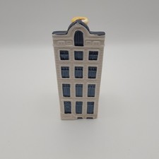 KLM Bols Blue Delft House 67 Bottle Miniature Dutch Ceramic Amsterdam Empty picture