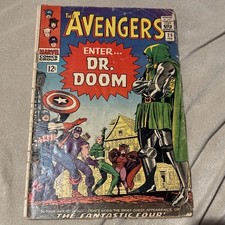Vintage Marvel Comic 1966 The Avengers #25 Silver Age G picture
