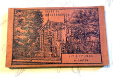 Museum Of Luxembourg Postcards Sculptures 24 Vintage Ephemera Paris picture