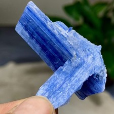 19G Rare Natural beautiful Blue KYANITE with Quartz Crystal Specimen Rough picture
