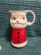 Vintage Stylehouse Japan Santa Pitcher Holt Howard Style RARE picture