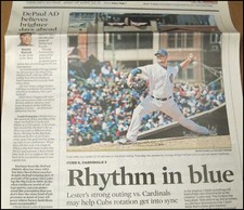 4/20/2018 Chicago Tribune Sports Jon Lester Cubs vs Cardinals Bears Schedule NFL picture