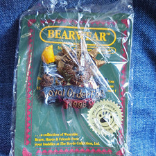 Boyds Bears & Friends Bearwear Ms. Liberty Lapel Pin Enamel Multicolor 1995 picture