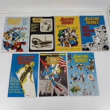 Amazing Heroes #36-42 Complete 7 Issue Lot 1983-84 Rocketeer Superman Star Wars picture