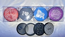 Beamer Extra Large 90mm 4pc Metal Herb Grinder (Asst. Colors) - US Seller picture