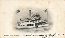 c1905 Steamship Ferry Commodore Antique Passengers People P133 picture