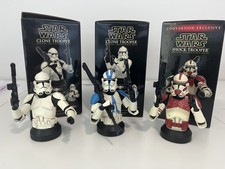 Star Wars 3 Piece LOT Gentle Giant Asst Mini-Bust Collectible Figures picture