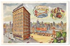 San Francisco California c1950's Hotel Oxford from watercolor by Ted Levy picture