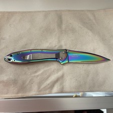 Beautiful, One Of A Kind Crush Rainbow Knife, Very Very Rare ￼ picture