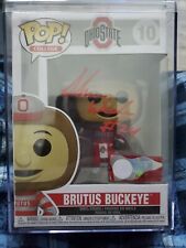 Funko Pop Ohio ST #10Brutus Buckeye Signed By  Shaun Wade In Hard Stack With Coa picture