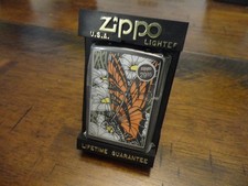 BARRETT-SMYTHE BUTTERFLY ZIPPO LIGHTER MINT IN BOX 1995 picture