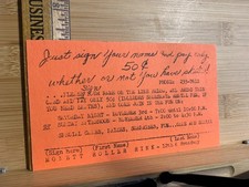 Monett Missouri MO Monett Roller Rink Skating vintage discount card RARE picture